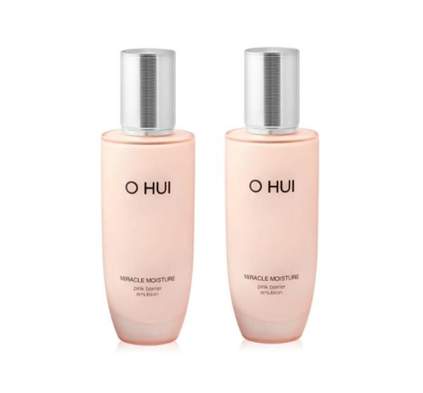2 x O HUI Miracle Moisture Pink Barrier Emulsion 140ml from Korea by O HUI