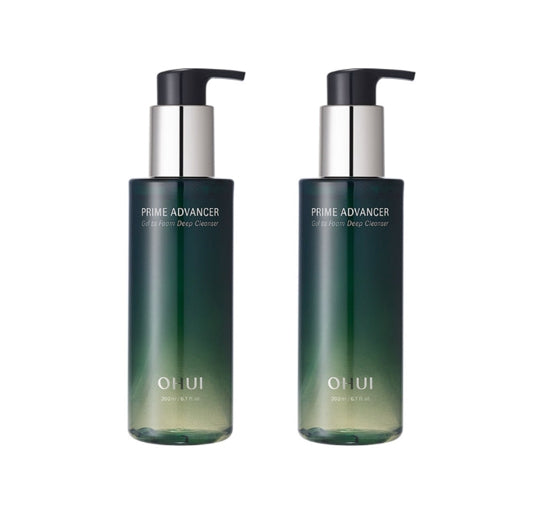 2 x O HUI Prime Advancer Gel To Foam Deep Cleanser 200ml from Korea