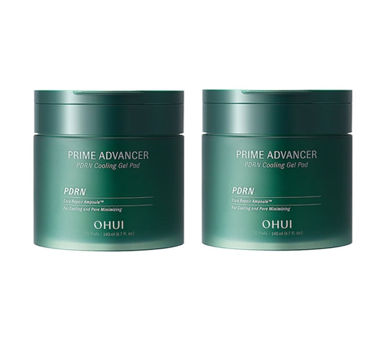 2 x O HUI Prime Advancer PDRN Cooling Gel Pad (70 Pads) from Korea
