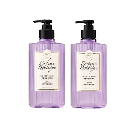 2 x HAPPY BATH Perfume Boutique Oil Body Wash La Fleur 500ml from Korea by HAPPY BATH