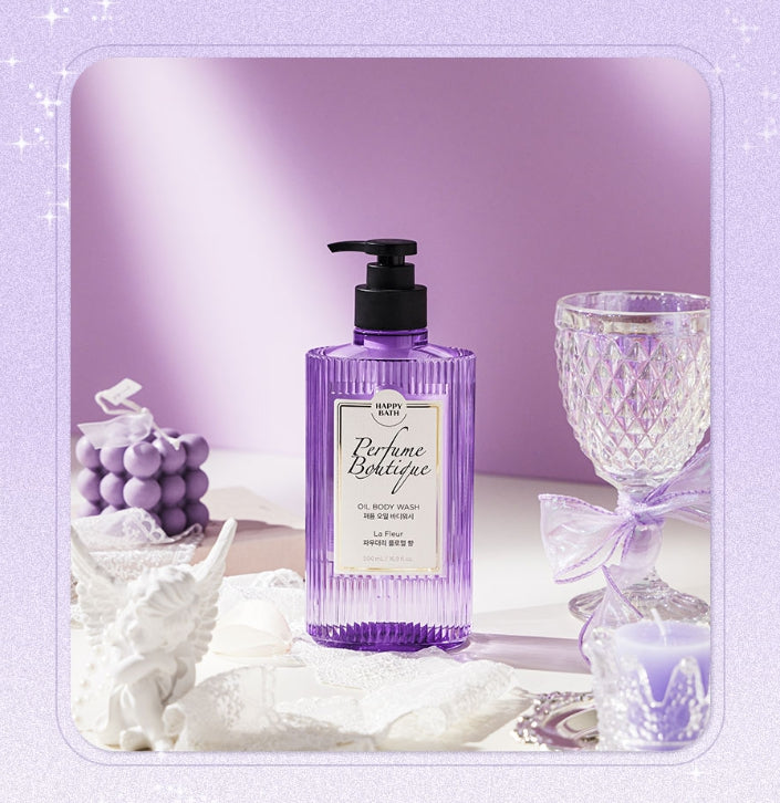 HAPPY BATH Perfume Boutique Oil Body Wash La Fleur 500ml from Korea by HAPPY BATH