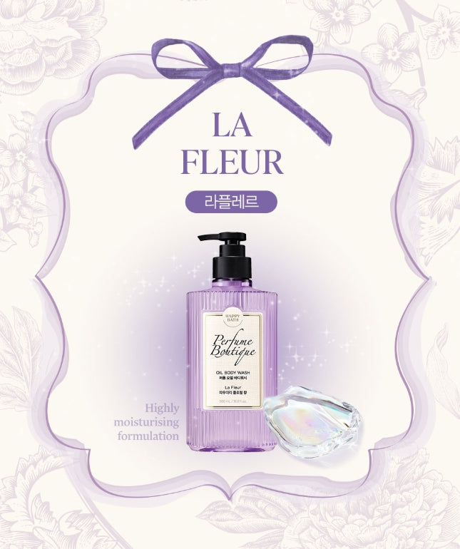 HAPPY BATH Perfume Boutique Oil Body Wash La Fleur 500ml from Korea by HAPPY BATH