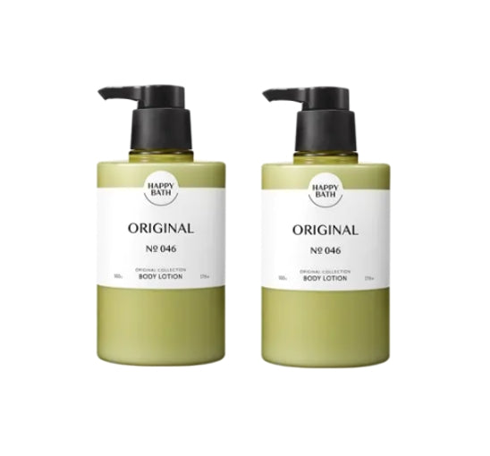 2 x HAPPY BATH Original Collection Body Lotion ( No. 046 Original ) 500g from Korea by HAPPY BATH