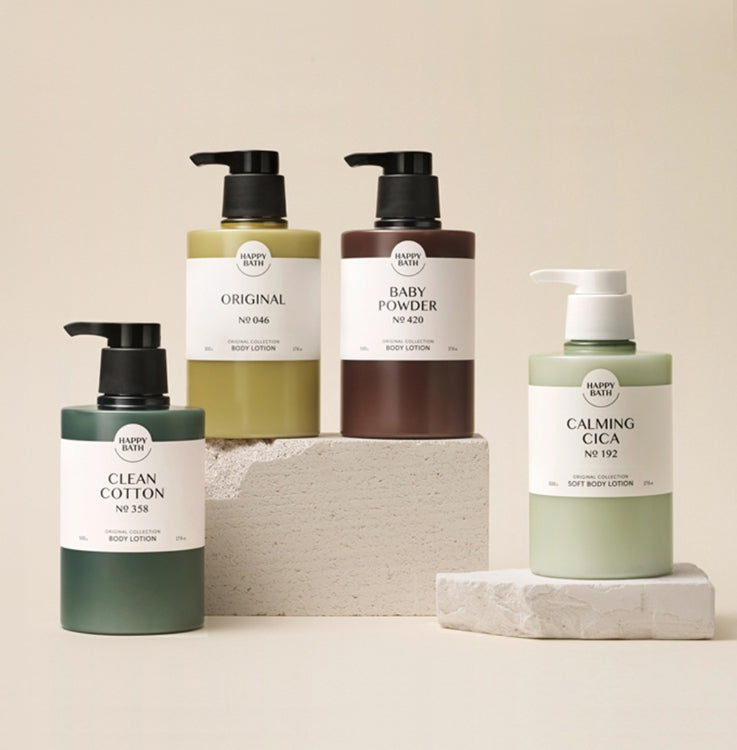 2 x HAPPY BATH Original Collection Body Lotion ( No. 046 Original ) 500g from Korea by HAPPY BATH