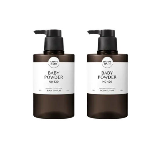 2 x HAPPY BATH Original Collection Body Lotion ( No. 420 Baby Powder ) 500g from Korea by HAPPY BATH