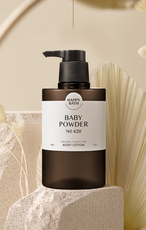 2 x HAPPY BATH Original Collection Body Lotion ( No. 420 Baby Powder ) 500g from Korea by HAPPY BATH