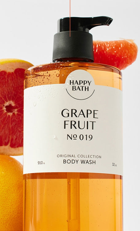 HAPPY BATH Original Collection Body Wash ( No. 019 Grape Fruit ) 910g from Korea by HAPPY BATH
