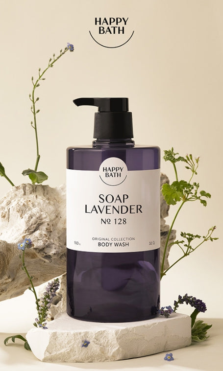 HAPPY BATH Original Collection Body Wash ( No. 128 Soap Lavender ) 910g from Korea by HAPPY BATH