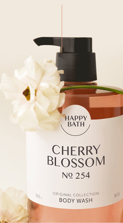 HAPPY BATH Original Collection Body Wash ( No. 254 Cherry Blossom ) 910g from Korea by HAPPY BATH