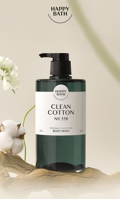 HAPPY BATH Original Collection Body Wash ( No. 358 Clean Cotton ) 910g from Korea by HAPPY BATH