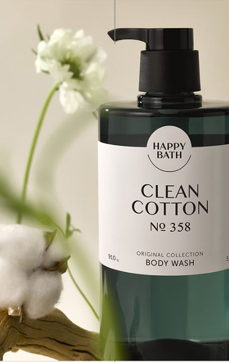 HAPPY BATH Original Collection Body Wash ( No. 358 Clean Cotton ) 910g from Korea by HAPPY BATH