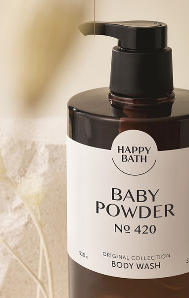 HAPPY BATH Original Collection Body Wash ( No. 420 Baby Powder ) 910g from Korea by HAPPY BATH