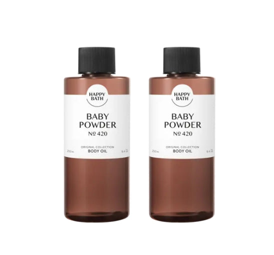 2 x HAPPY BATH Original Collection Body Oil ( No. 420 Baby Powder ) 250ml from Korea by HAPPY BATH