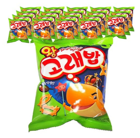 20 x Orion Goraebap Korean Snack 56g, Fun Sea Animal Shapes from Korea