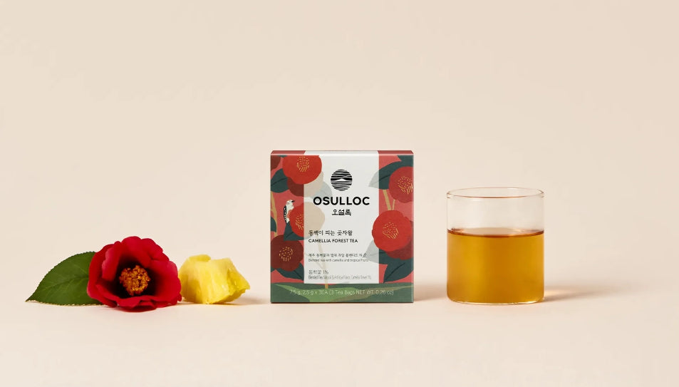 OSULLOC Green Tea Langue De Chat Best Tea Gift Set – Premium Matcha Cookies & Tea from Korea