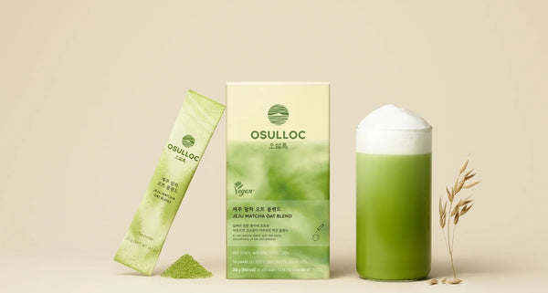 Osulloc Jeju Matcha Oat Blend, 10 Sticks from Korea