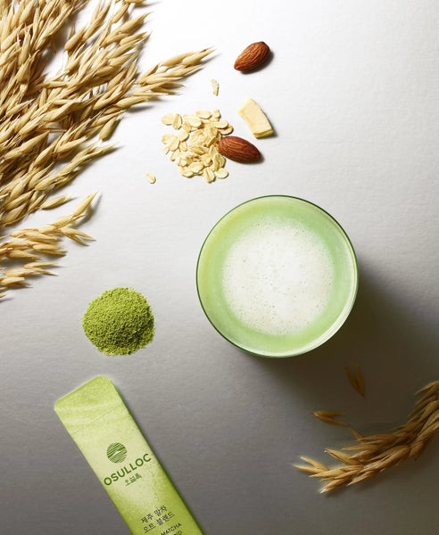 Osulloc Jeju Matcha Oat Blend, 10 Sticks from Korea