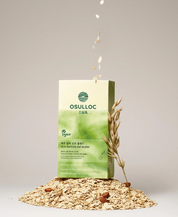 2 x OSULLOC Jeju Matcha Oat Blend 10 Sticks from Korea