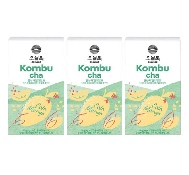 3 x Osulloc Kombucha Calamango, 1 Box X 10 Sachet, from Korea by OSULLOC