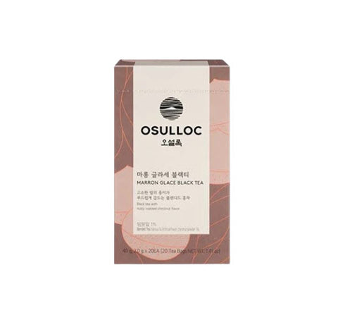 OSULLOC Marron Glace Black Tea, 1 Box 20 Tea Bags, from Korea by OSULLOC