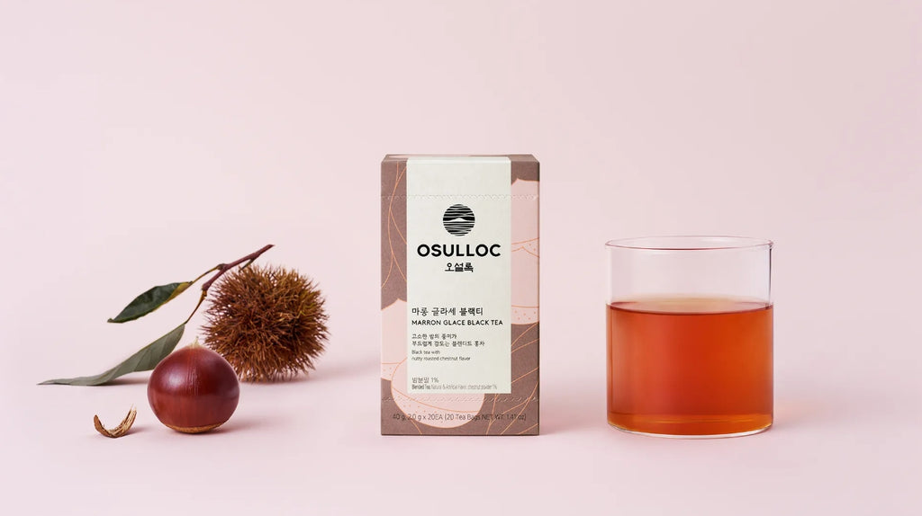 OSULLOC Marron Glace Black Tea, 1 Box 20 Tea Bags, from Korea by OSULLOC