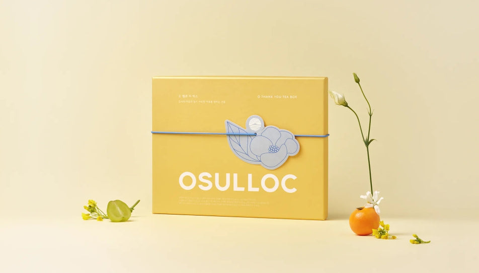 OSULLOC O Thank You Tea Box Gift Set, 30ea (5 x 6 Flavors), from Korea by OSULLOC