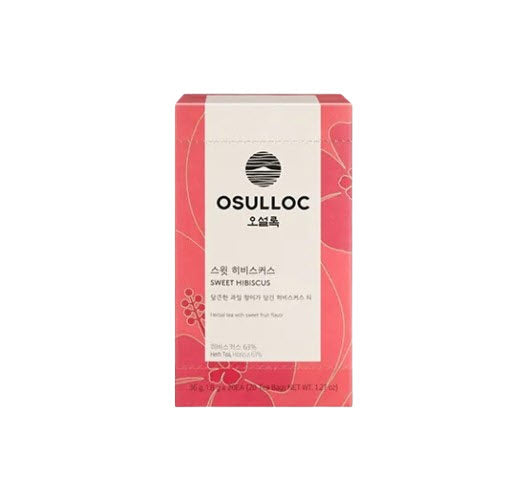 OSULLOC Sweet Hibiscus, 1 Box 20 Tea Bags, from Korea by OSULLOC