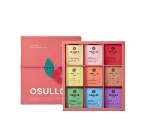 Osulloc Blooming Tea Gift Set, 36 tea bags (9 Flavors X 4ea), from Korea by OSULLOC