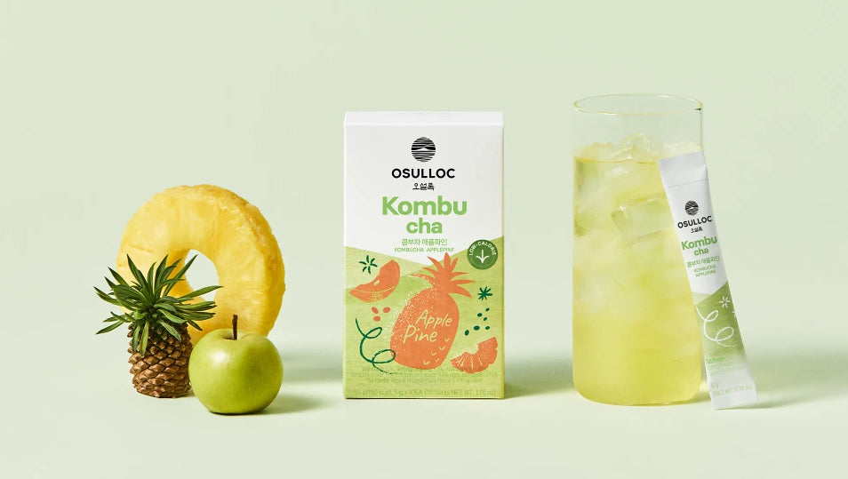 Osulloc Kombucha Tea Applepine, 1 קופסה 10ea, מ-Korea_KT