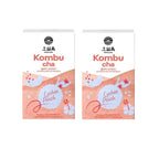 2 x OSULLOC Kombucha Tea Lychee Peach 10 Sticks from Korea