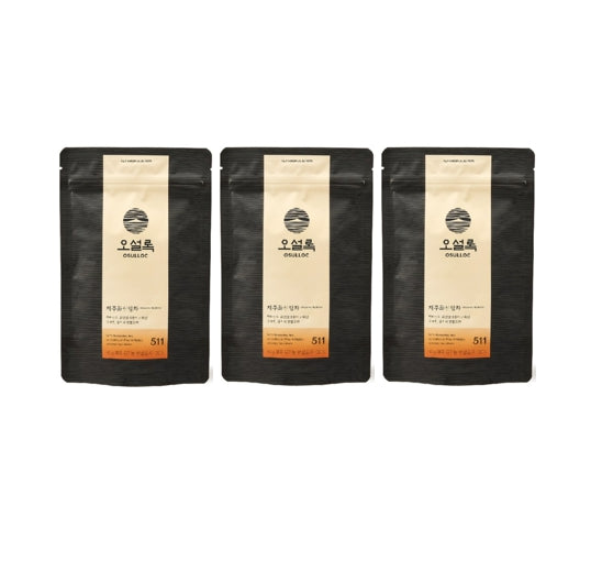 3 X OSULLOC Volcanic Rock Tea, 1 Pouch x 30g (Leaf Tea) from Korea by OSULLOC