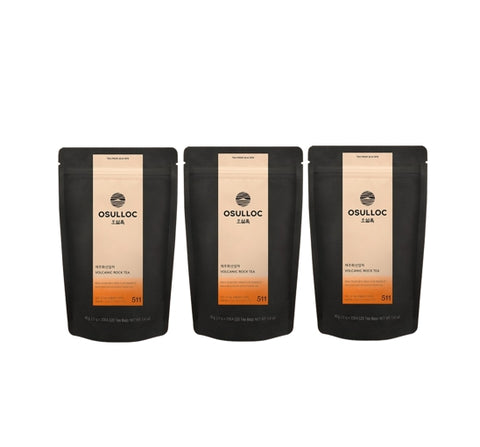3 X Osulloc Volcanic Rock Tea, 1 Pouch 20 Tea bags, from Korea by OSULLOC