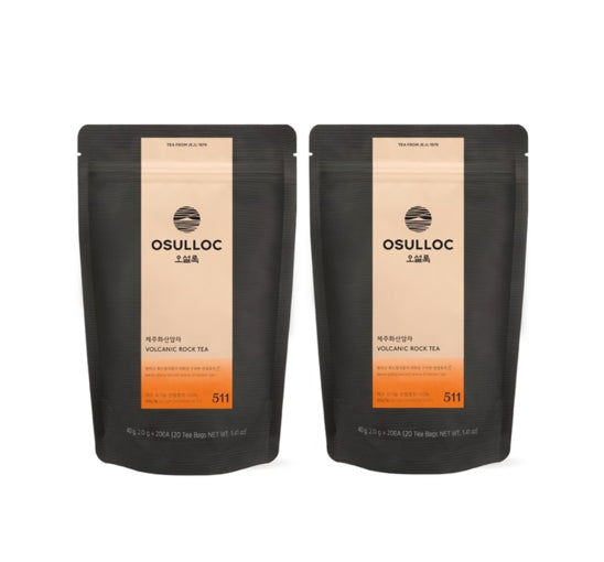 2 x Osulloc Volcanic Rock Tea 20 Piramid Tea bags from Korea