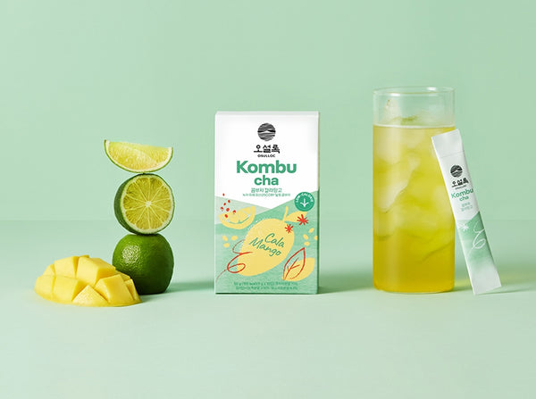 Osulloc Kombucha (Calamango + LycheePeach + Applepine), 1 Box 10ea, from Korea by OSULLOC