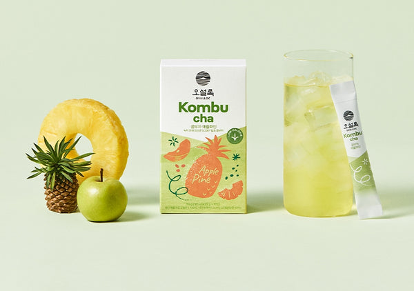 Osulloc Kombucha (Calamango + LycheePeach + Applepine), 1 Box 10ea, from Korea by OSULLOC