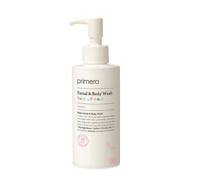 Primera Baby Facial & Body Wash 250ml from Korea by Primera