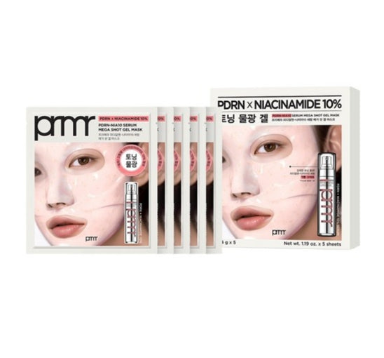 5 x Primera PDRN-NIA 10 Serum Mega Shot Gel Mask 34g from Korea