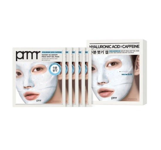 5 x Primera Watery HC Depuff Mega Shot Gel Mask 36g from Korea