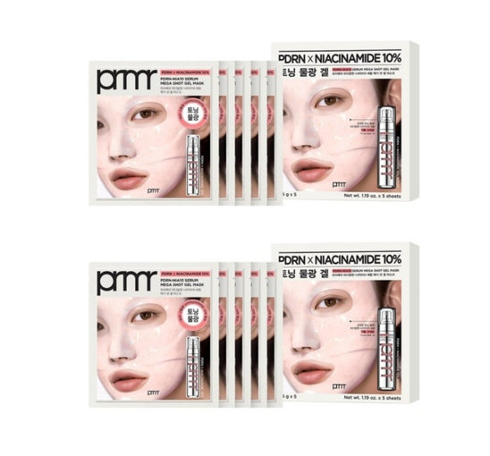 10 x Primera PDRN-NIA 10 Serum Mega Shot Gel Mask 34g from Korea