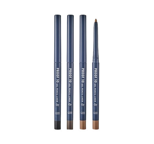 2 X ETUDE Proof 10 Gel Waterproof Eyeliner Pencil , from Korea by ETUDE