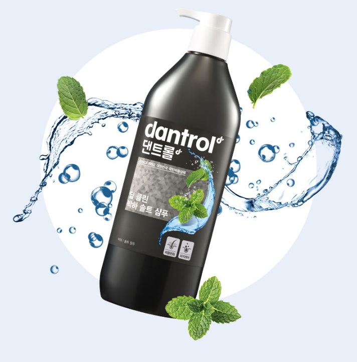 Ryo Dantrol Dandruff Shampoo Peppermint Salt 820ml from Korea by Ryo