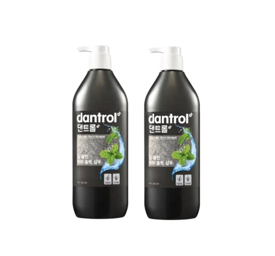2 X Ryo Dantrol Dandruff Shampoo Peppermint Salt 820ml from Korea by Ryo