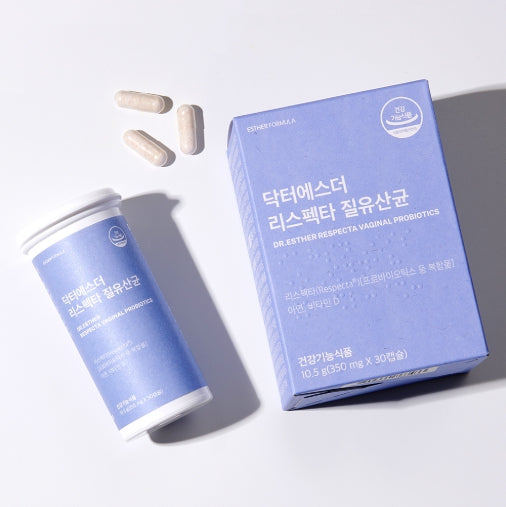 ESTHER FORMULA Respecta Vaginal Probiotics, 30 Tablets (30-day supply) from Korea_KT by ESTHER FORMULA