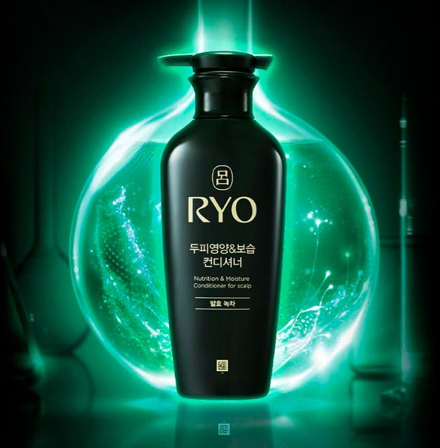 2 x Ryo ROOT:GEN לנשים שמפו לטיפוח נשירת שיער שורש שורש 515 מ"ל מקוריאה