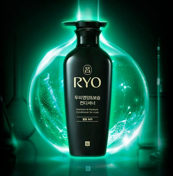 3 x Ryo Fermented Green Tea Nutrition & Moisture Conditioner for scalp 400ml from Korea