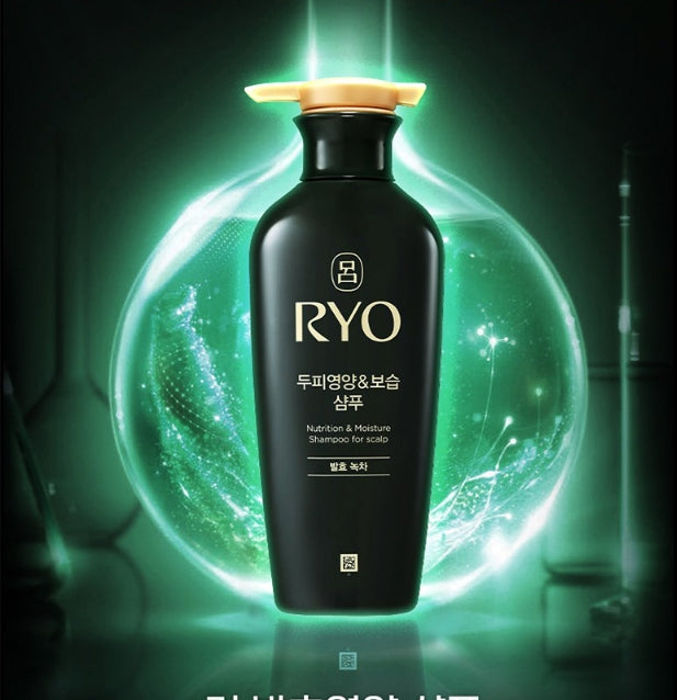 2 x Ryo ROOT:GEN לנשים שמפו לטיפוח נשירת שיער שורש שורש 515 מ"ל מקוריאה