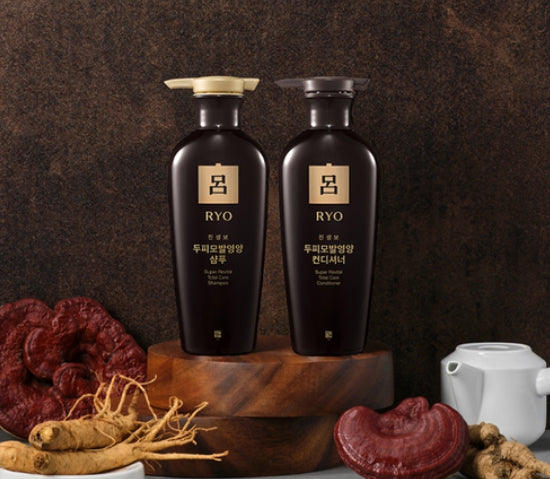 3 x Ryo Jinsaengbo Super Revital Total Care Shampoo 400ml from Korea by Ryo