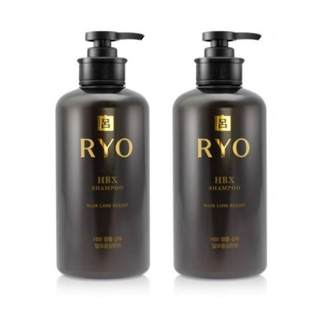 2 x Ryo Luxury HBX Ampoule Shampoo 500ml from Korea