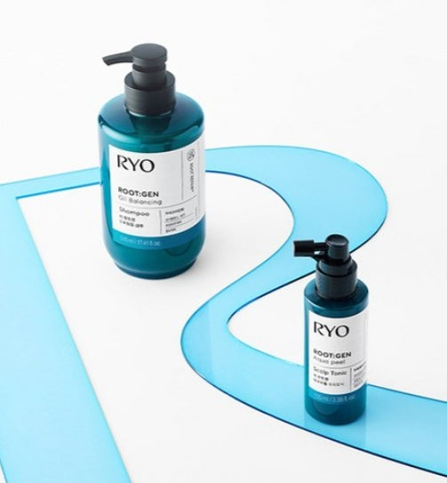 2 x Ryo ROOT:GEN Oil Balancing Shampoo 515ml from Korea by Ryo
