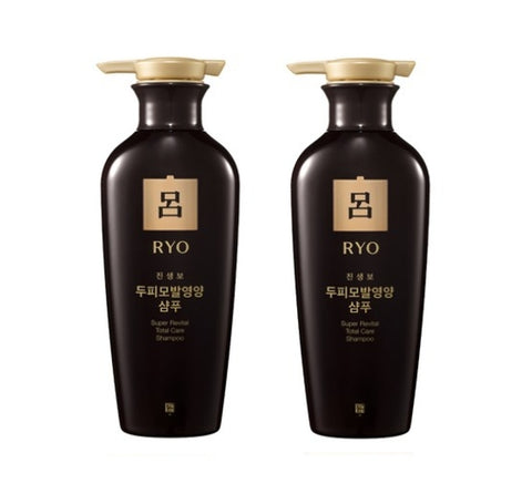 2 x Ryo Jinsaengbo Super Revital Total Care Shampoo 400ml from Korea